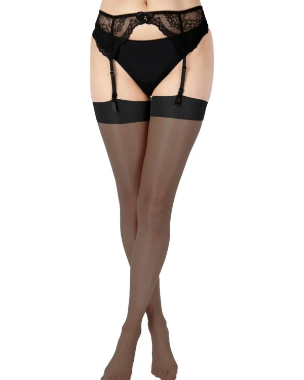 Aristoc Hold Ups & Stockings | Ultra Shine 10 Denier Stockings - Black