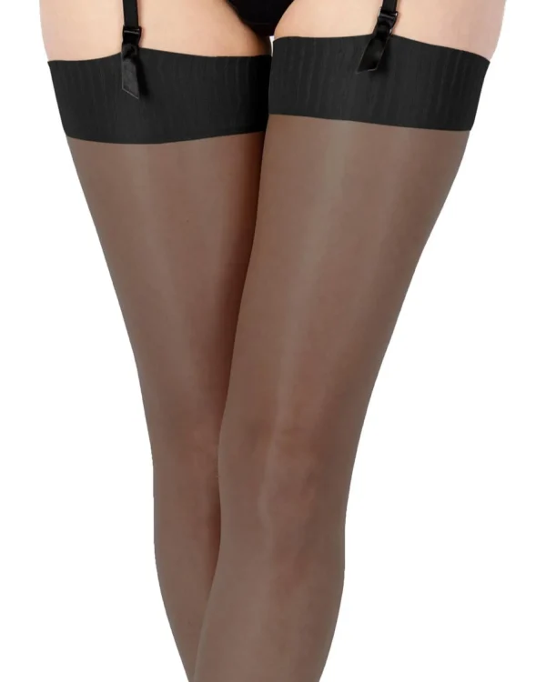 Aristoc Hold Ups & Stockings | Ultra Shine 10 Denier Stockings - Black
