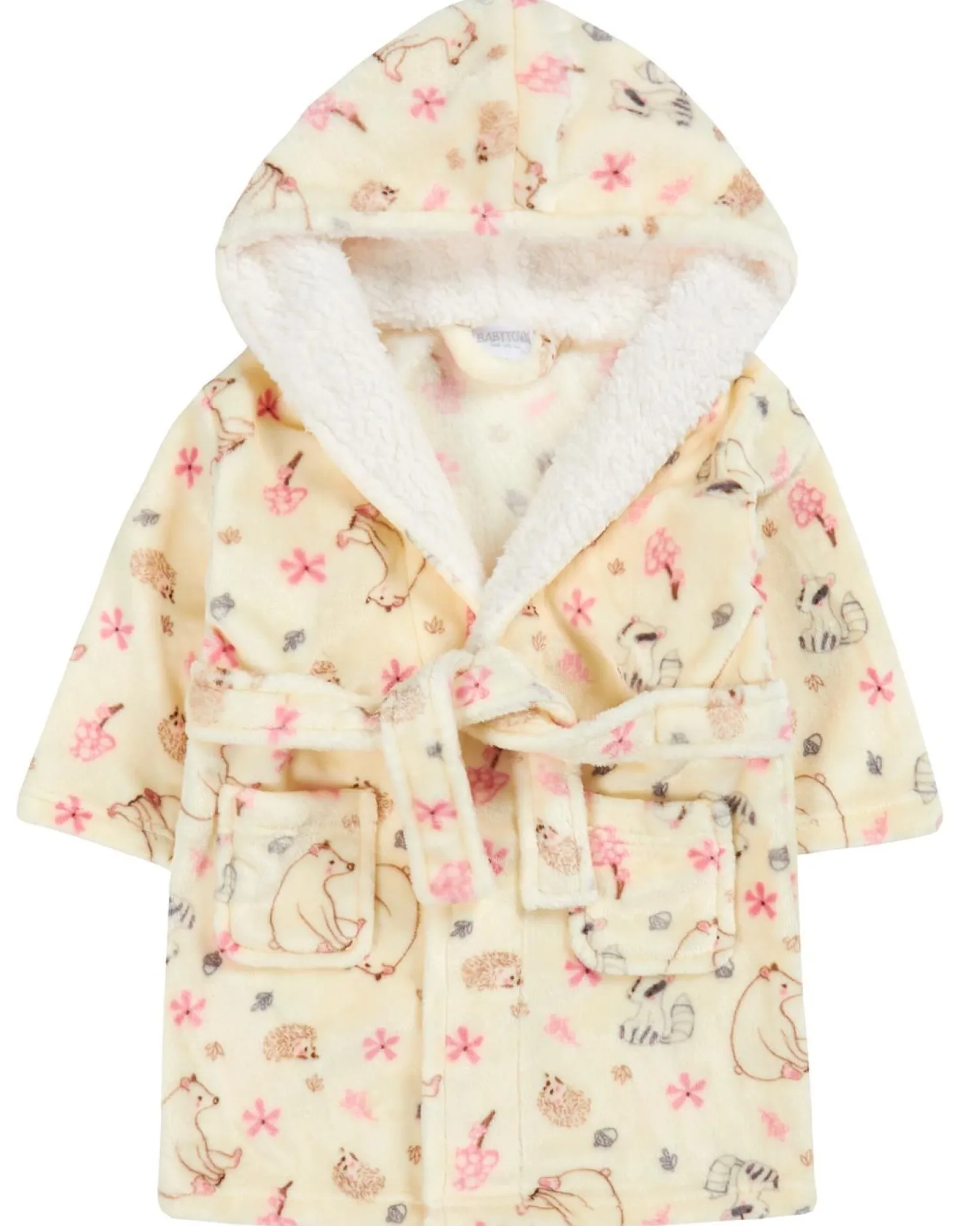 baby_cream_woodland_dress_1.webp Kids Babytown Baby Cream Woodland Dressing Gown