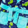 Kids Babytown Baby Dinosaur Fleece Dressing Gown