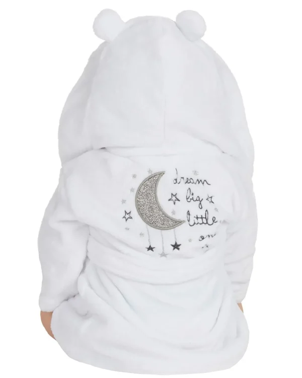 Kids Babytown Baby Dream Big Embroidered Fleece Robe