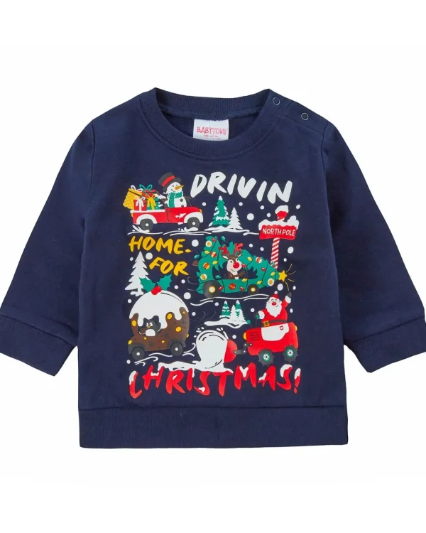 Kids * Baby Driving Home For Christmas Jumper