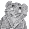 Kids Babytown Baby Elephant Face Fleece Robe