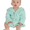 Kids Babytown Baby Elephant Fleece Robe - Mint