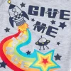 Kids Babytown Baby Grey Space Short Sleeve T-Shirt