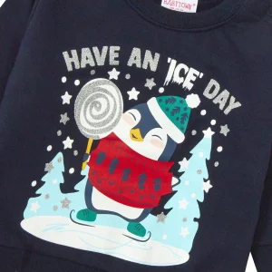 Kids Babytown Baby Have An Ice Day Christmas Jumper