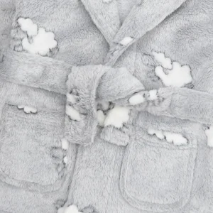 Kids Babytown Baby Lamb Print Fleece Robe