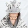 Kids Babytown Baby Zebra Fleece Dressing Gown