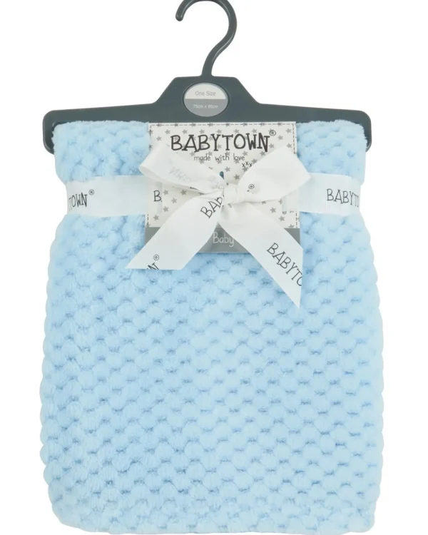 Kids Babytown Waffle Fleece Blanket - Blue