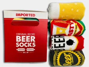 Men BOXT Socks Mens 4 Pack Beer Gift Set