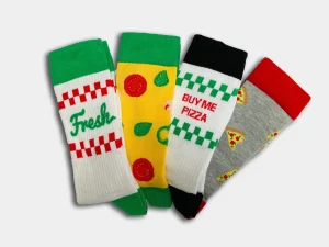 Men BOXT Socks Mens 4 Pack Pizza Gift Set