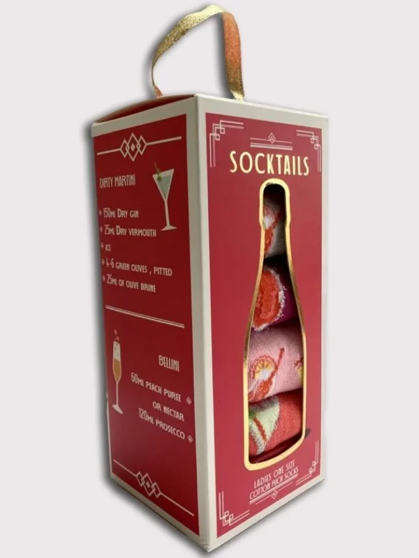 BOXT Socks Socks | Womens 4 Pack Cocktails Gift Set
