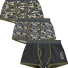 Kids 4Kidz Boys 3 Pack Camo Print Boxers