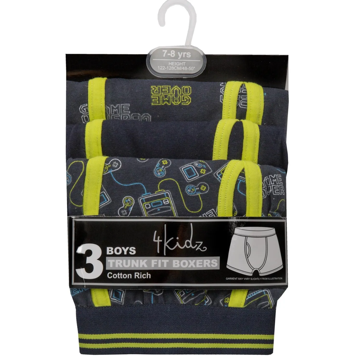boys__pack_gaming_print_b_1.webp Kids 4Kidz Boys 3 Pack Gaming Print Boxers