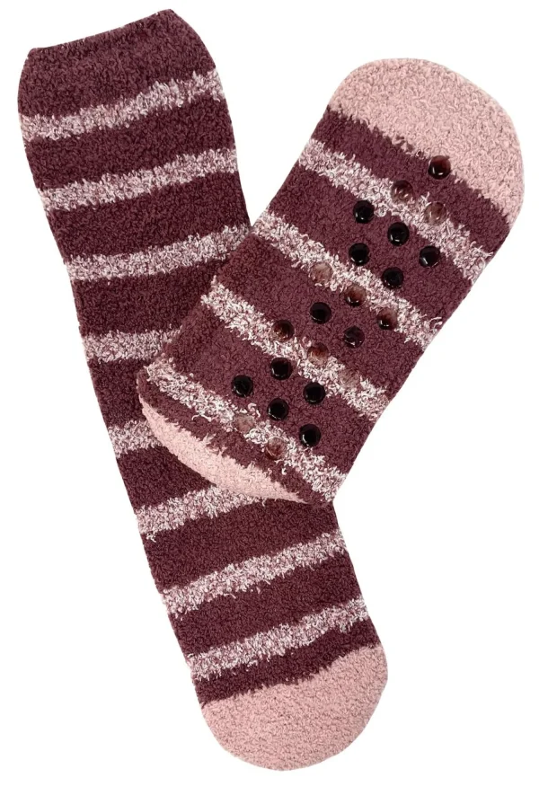 Bramble Socks | 2 Pack Berry Heart Fluffy Socks