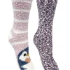 Bramble Socks | 2 Pack Penguin Fluffy Socks
