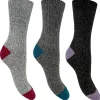 Bramble Socks | Grey Wool Blend Boot Socks