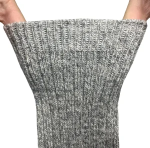 Bramble Socks | Grey Wool Blend Boot Socks