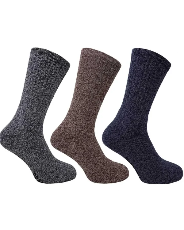 Men Bramble Mens 3 Pack All Terrain Socks - Dark Marl