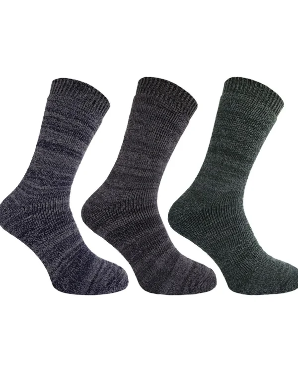 Men Bramble Mens 3 Pack Marl Boot Socks