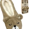 Bramble Slippers | Teddy Bear Slippers In Gift Box