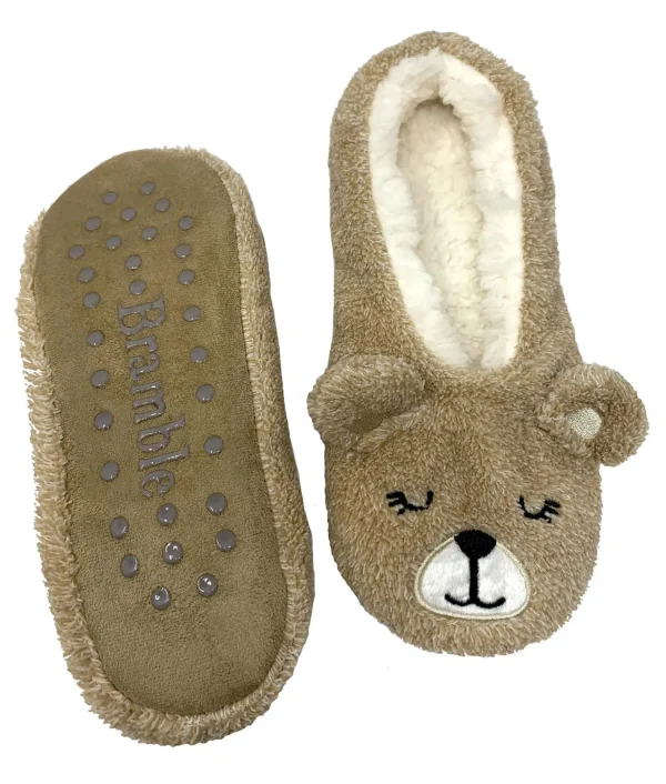 Bramble Slippers | Teddy Bear Slippers In Gift Box