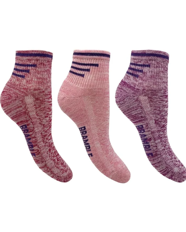 Bramble Socks | Womens 3 Pack Low Cut Trail Socks