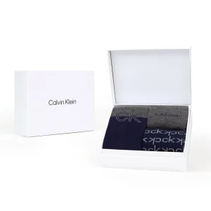 Men Calvin Klein 3 Pairs Mens Socks Gift Set - Peacoat