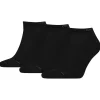 Men Calvin Klein Mens 3 Pack Sneaker Socks - Black