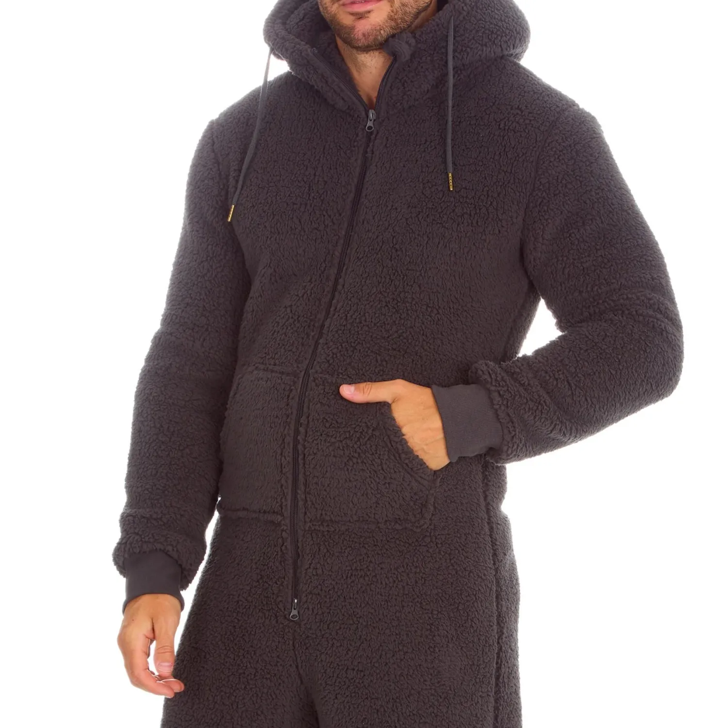 cargo_bay_borg_fleece_one_0-1.webp Men Cargo Bay Borg Fleece Onesie - Charcoal