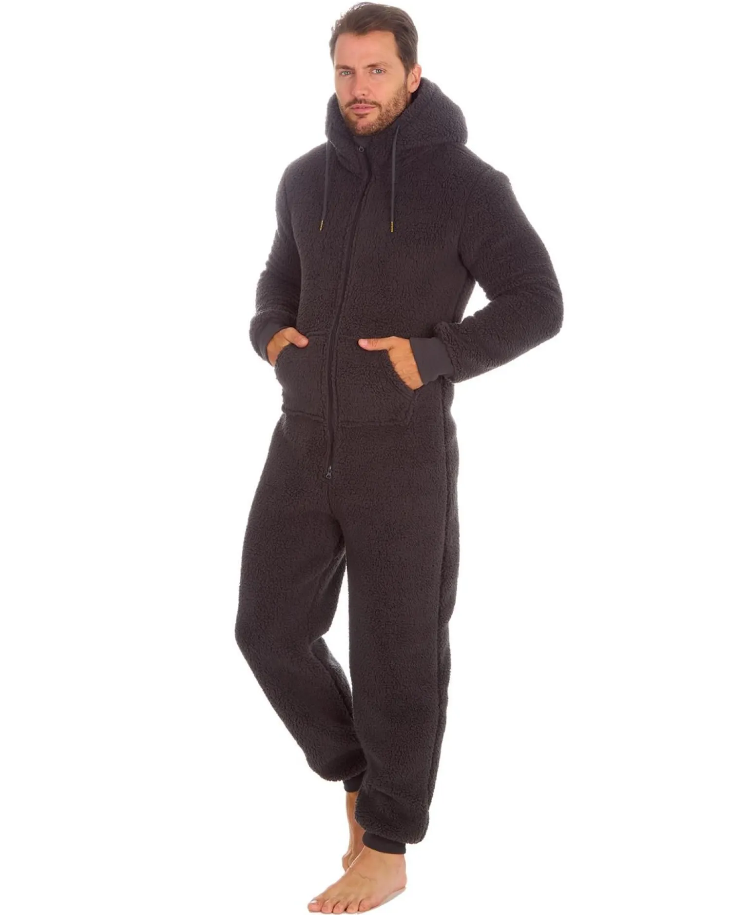 cargo_bay_borg_fleece_one_1-1.webp Men Cargo Bay Borg Fleece Onesie - Charcoal