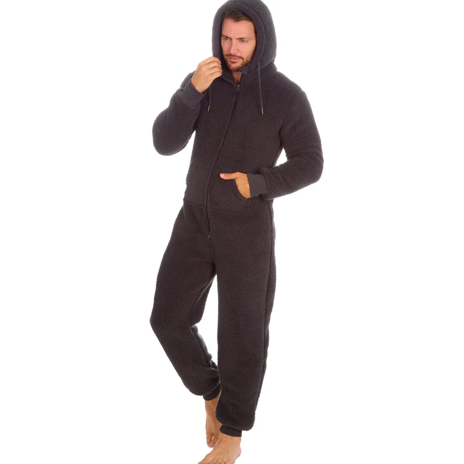 cargo_bay_borg_fleece_one_2-1.webp Men Cargo Bay Borg Fleece Onesie - Charcoal