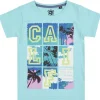 Kids Cargo Bay Boys Aqua Short Sleeve T-Shirt
