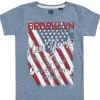 Kids Cargo Bay Boys Denim Short Sleeve T-Shirt