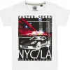 Kids Cargo Bay Boys White Short Sleeve T-Shirt