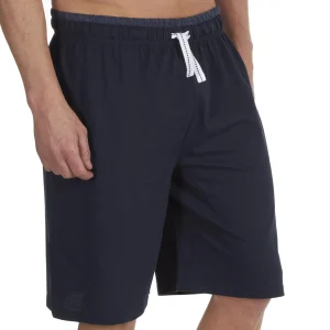 Men Cargo Bay Contrast Short Jersey Pyjamas - Navy