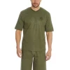 Men Cargo Bay Jersey Pyjamas - Khaki