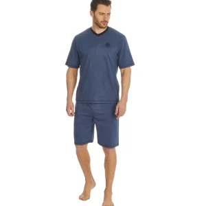 Men Cargo Bay Jersey Pyjamas - Denim