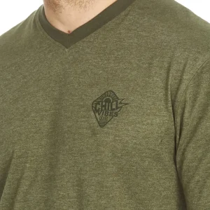 Men Cargo Bay Jersey Pyjamas - Khaki
