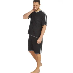 Men Cargo Bay Jersey Short Pyjamas - Grey