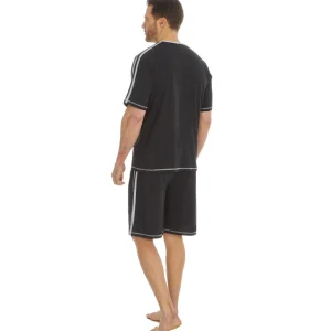 Men Cargo Bay Jersey Short Pyjamas - Grey