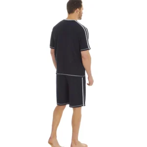 Men Cargo Bay Jersey Short Pyjamas - Navy