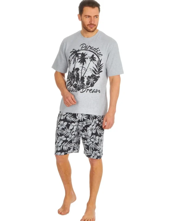Men Cargo Bay Mens Paradise Short Pyjamas - Navy