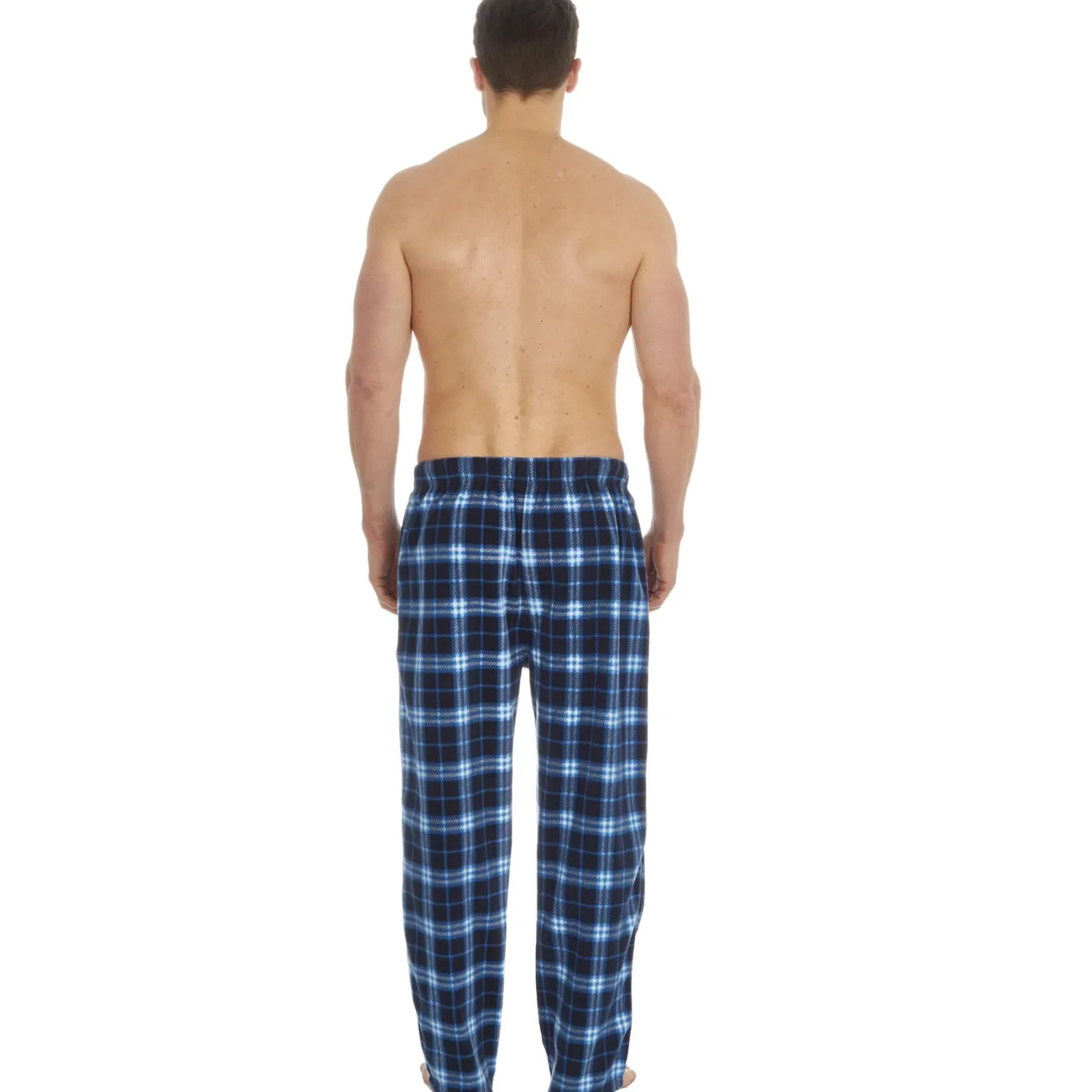 cargo_bay_microfleece_che_1-3.webp Men Cargo Bay Microfleece Check Lounge Pants - Navy