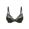 Charnos Bras | Cherub Diamond Plunge Bra - Black