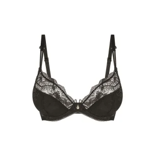 Charnos Bras | Cherub Diamond Plunge Bra - Black
