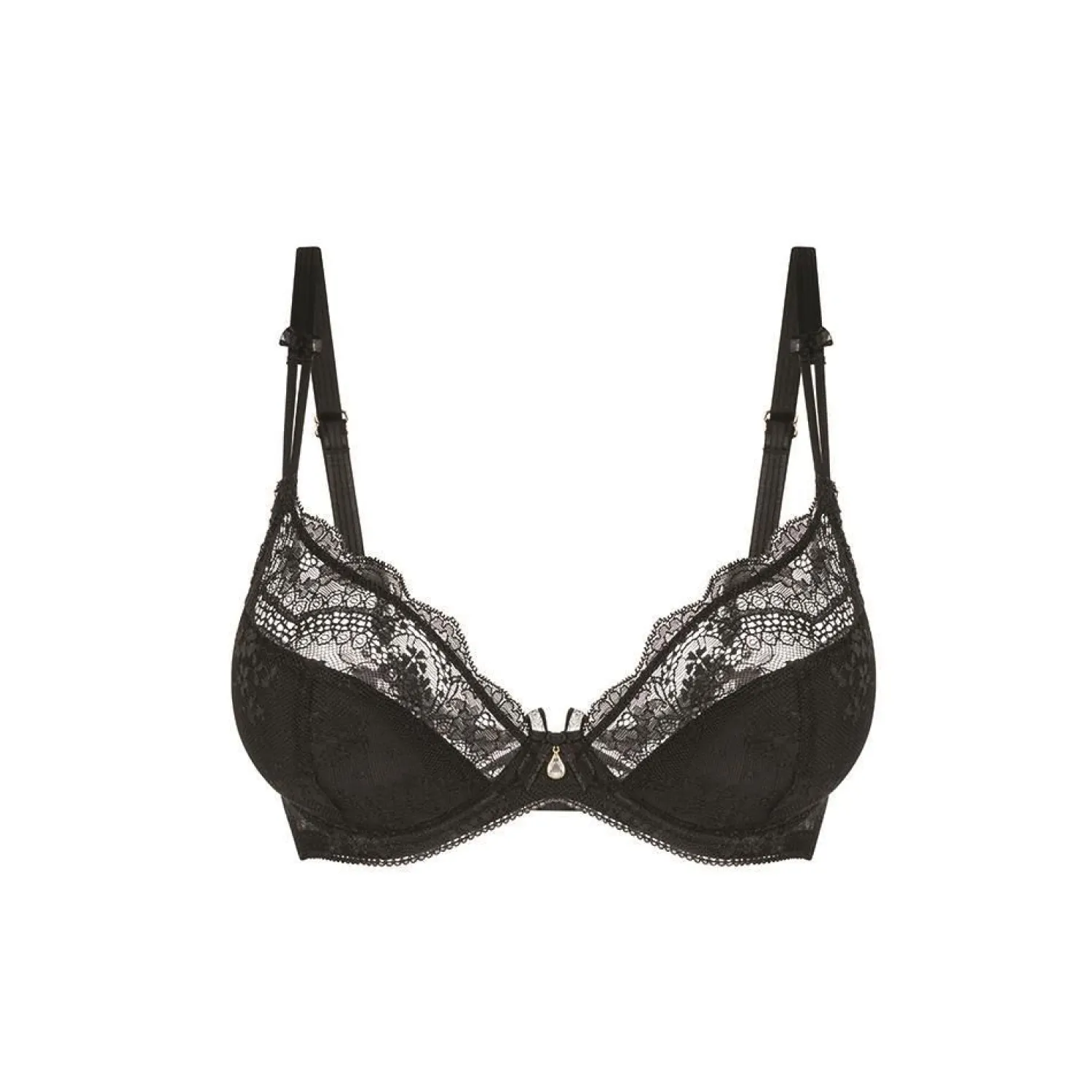 charnos_cherub_diamond_pl_0.webp Charnos Bras | Cherub Diamond Plunge Bra - Black