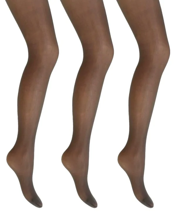 Cindy Tights | 3 Pack 20 Denier Ladder Resist Tights - Storm Grey
