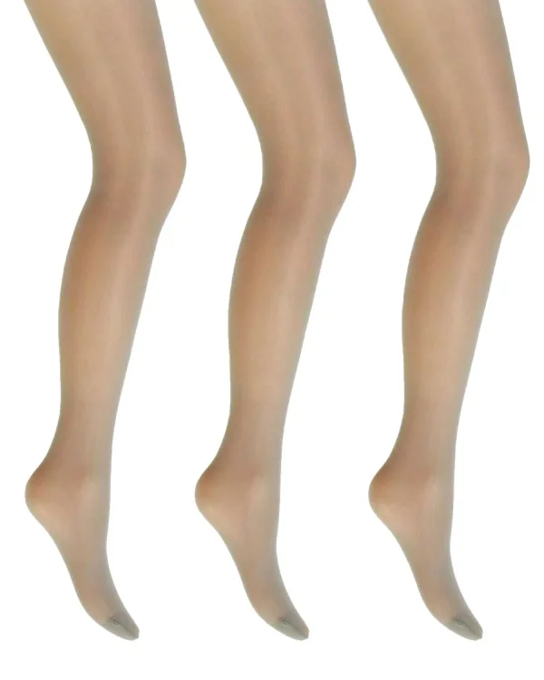Cindy Tights | 3 Pack 20 Denier Ladder Resist Tights - Bamboo