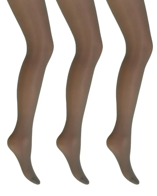 Cindy Tights | 3 Pack 20 Denier Ladder Resist Tights - Paloma Mink